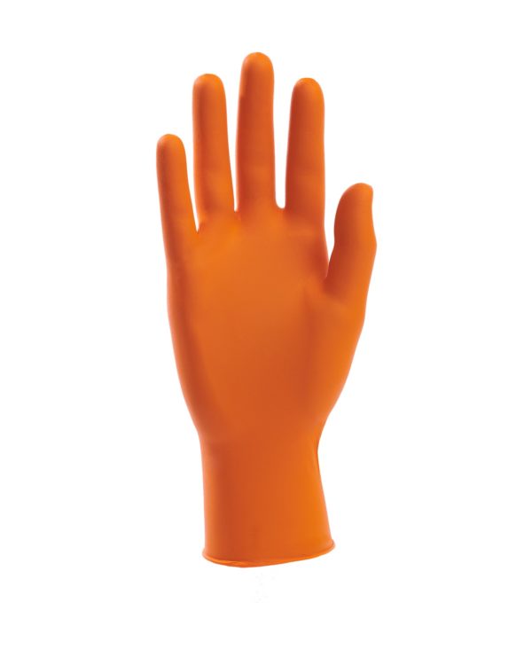 SureCare Powder-Free, Latex-Free ORANGE Nitrile Exam Gloves 6 mil